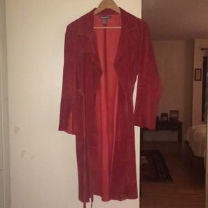 Suede coat